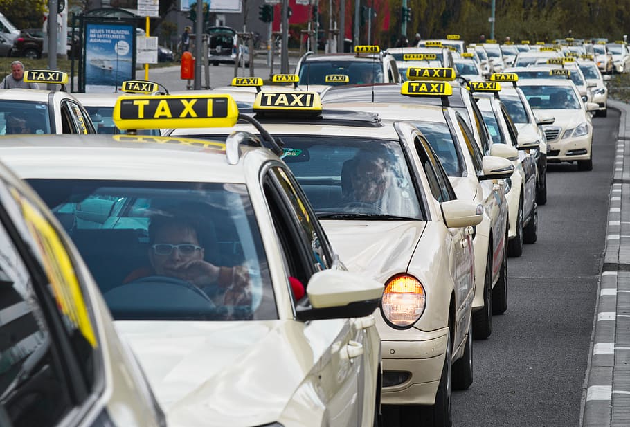 Taxis Waiting